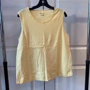 TOG Shop Women's Yellow Tank Top NWOT